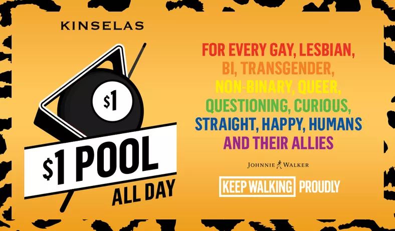 $1 Pool All day Every Day